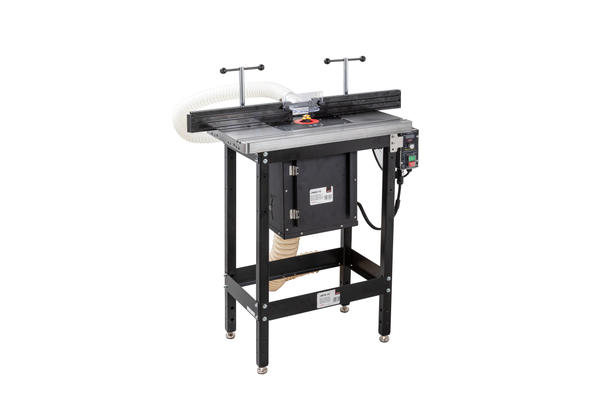 Фрезерный упор с защитным ограждением и накладками из алюминиевого профиля для фрезерного стола