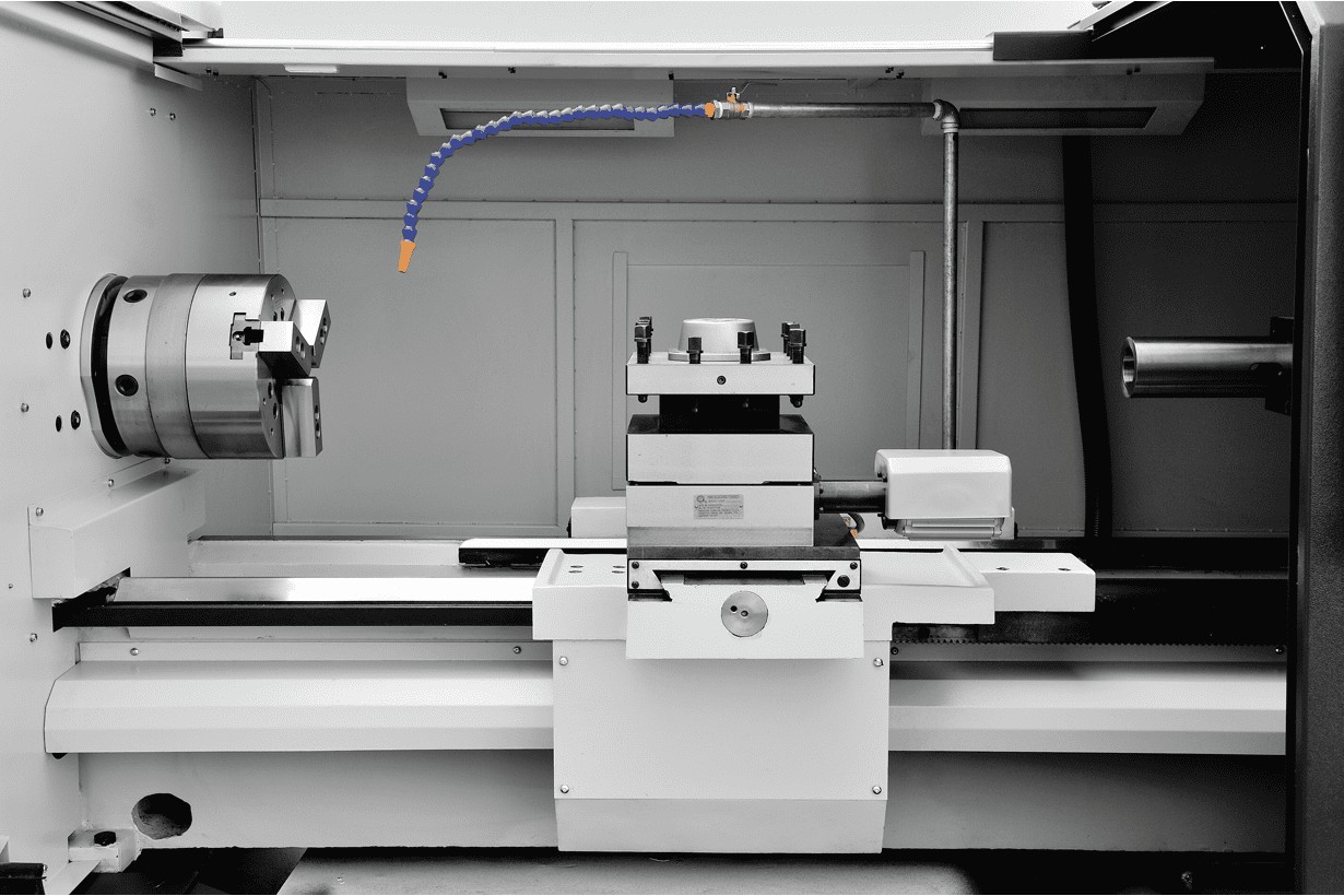 Токарный станок с ЧПУ JET JCT-16F CNC (Fanuc, ручн. патрон, 8-ти поз. рев. голова)