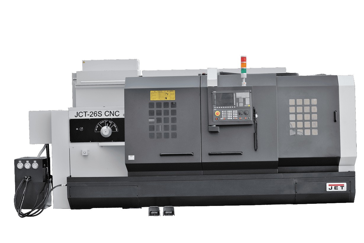 Токарный станок с ЧПУ JET JCT-16F CNC (Fanuc, ручн. патрон, 8-ти поз. рев. голова)