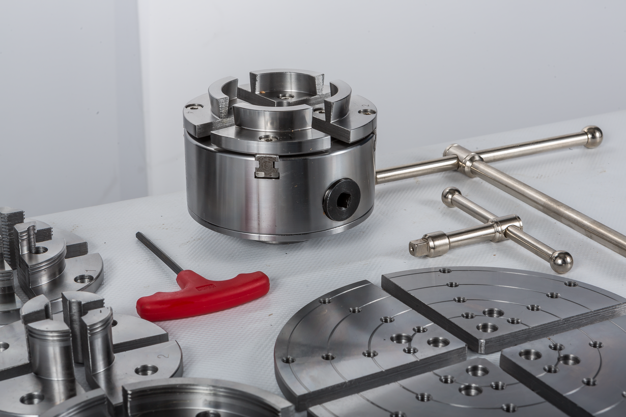 CK-4.5Z/S1 114 мм 4-х кулачковый токарный патрон по дереву в наборе (JET Дисконт) - (Демозал Москва)